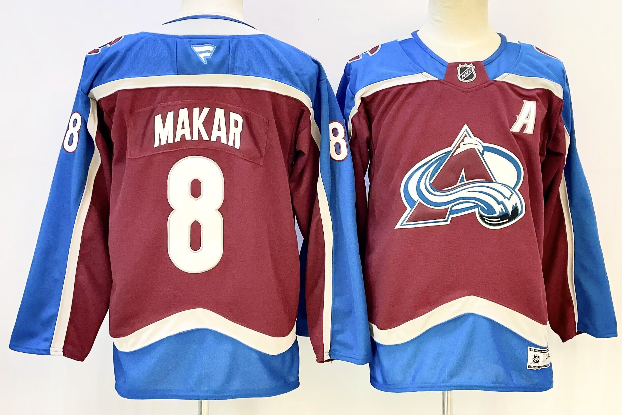 Youth Colorado Avalanche #8 Makar red 2026 Adidias NHL Jersey style 001